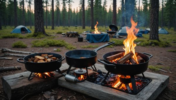 Comment cuisiner facilement en camping sauvage ?
